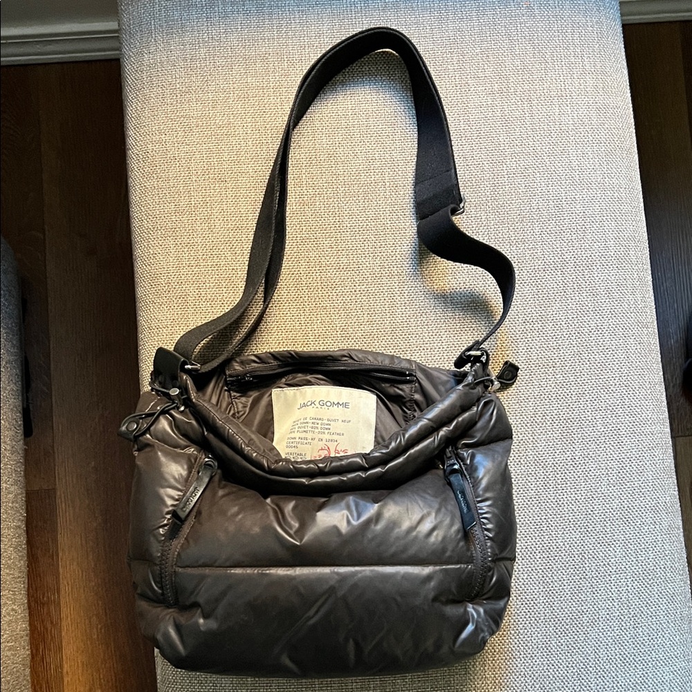 Jack Gomme Black Crossbody Bag